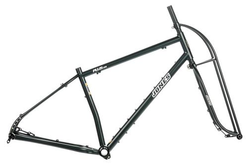 Jones Steel Plus LWB Diamond Frame with Fork Black