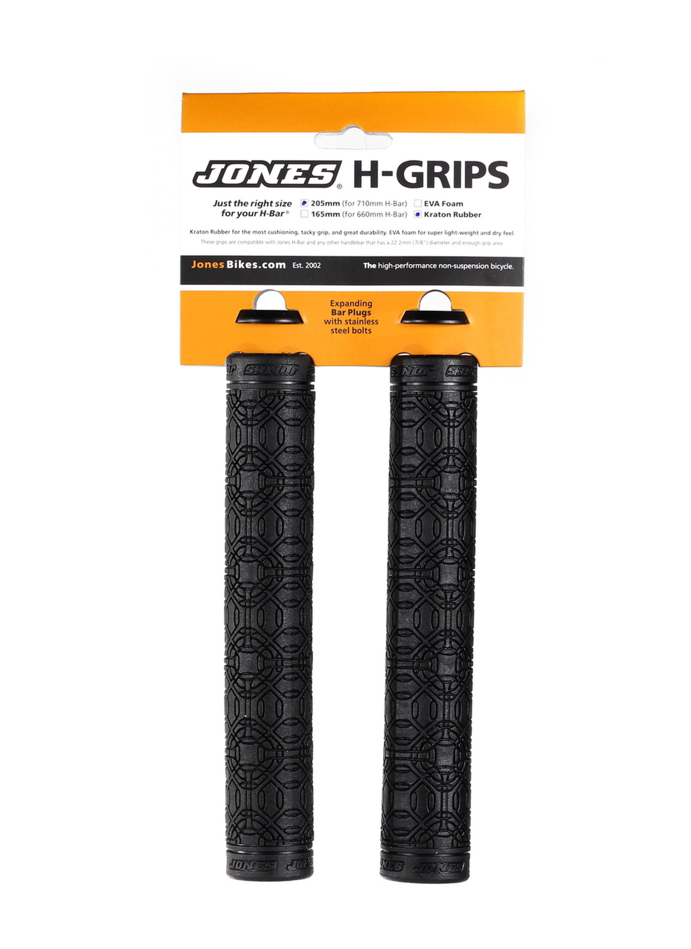 Jones H-Grips Kraton Black 710mm