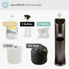 The Cleaning Station All-In-One Dry Wipes Bundle, Black