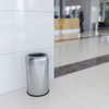 Stainless Steel Round Open Top Trash Can