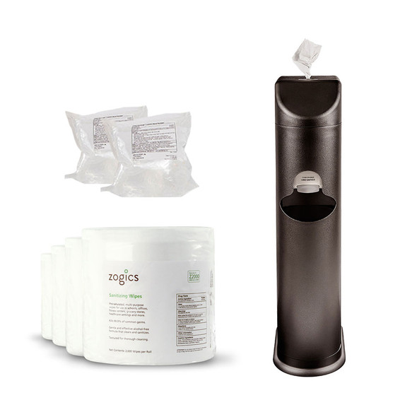 The Cleaning Station + Sanitizing Wipes Starter Kit