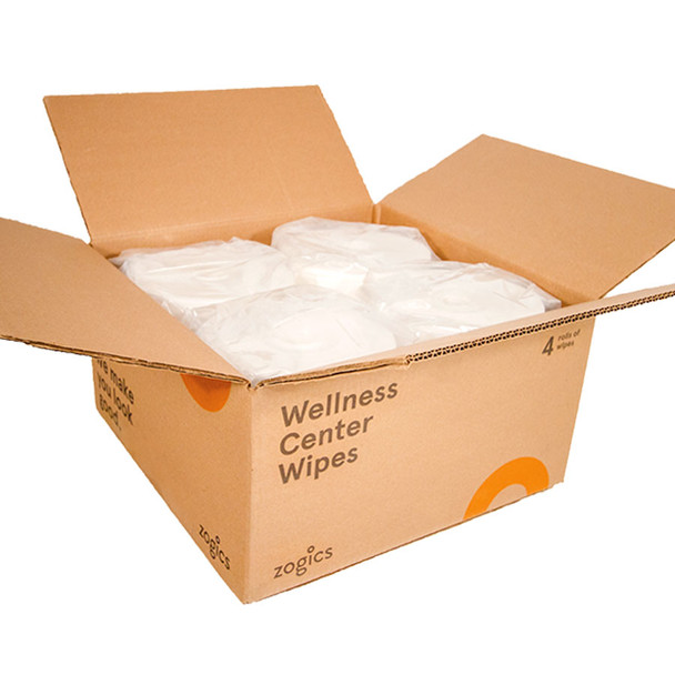 Zogics Wellness Center Wipes 4 rolls/case