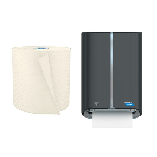 Cascades Pro Electronic Touchless Roll Towel Dispenser Starter Bundle