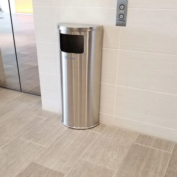 9 Gallon Stainless Steel Trash Can