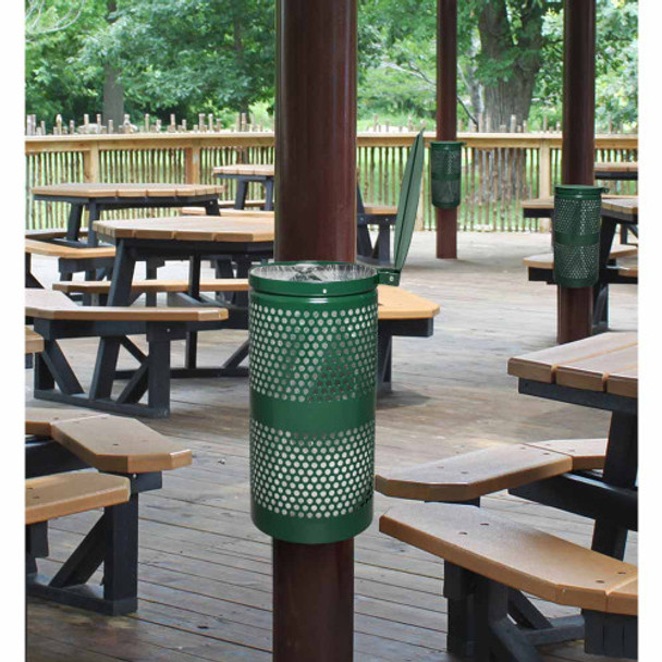 Weather Resistant Outdoor Trash Can