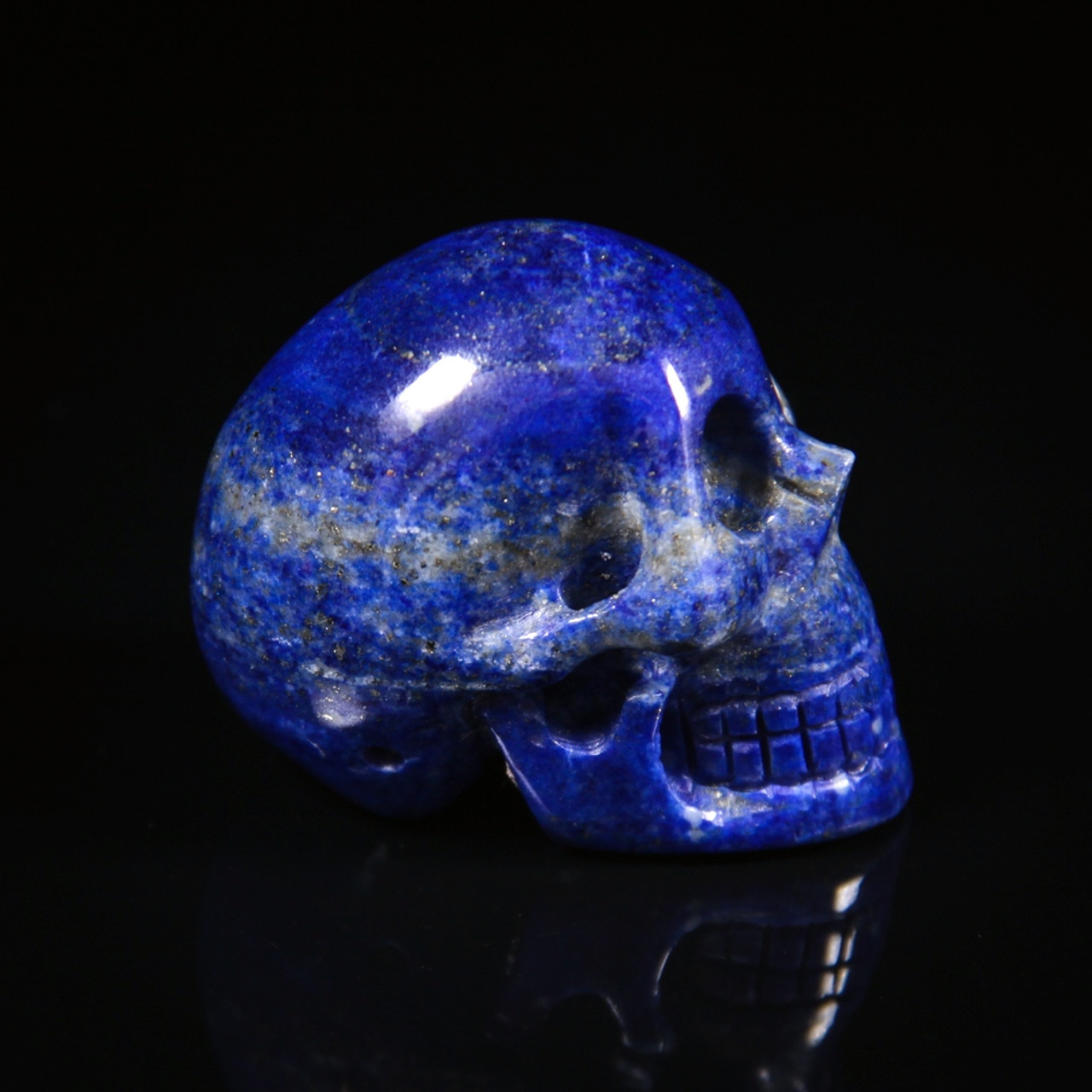 Lapis Lazuli Crystal Skull Carving 1.6