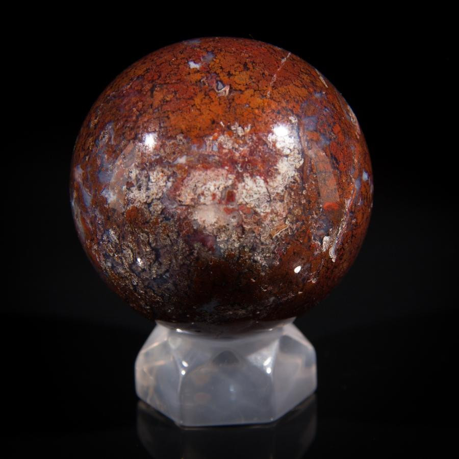 Red Jasper Agate Gemstone Sphere Crystal Ball