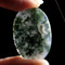 Moss Agate Cab Cabochon 30 x 20mm
