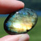 Flashy Labradorite Crystal Tumbled Stone