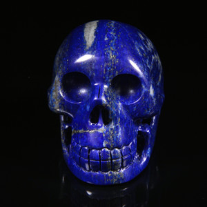 Blue Lapis Lazuli Crystal Skull 3"