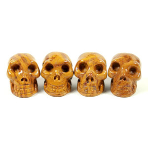 Yellow Jasper Crystal Skull Mexico 1" ( 1 Piece )