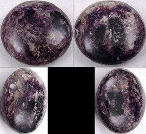 Raven's Charoite Puffed Disc