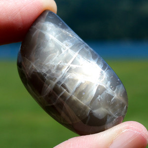 Black Moonstone Crystal Healing Tumbled Stone