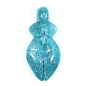 Chrysocolla in Quartz Mother Earth Goddess Gaia