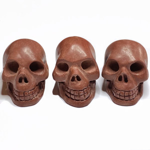 Sedona Red Rock Crystal Skull Activated 1.5" ( 1 Piece )