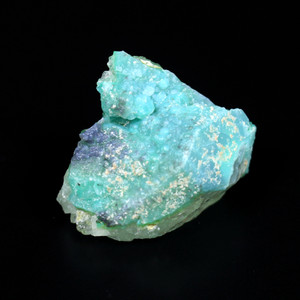 Blue Druzy Ajoite Quartz Crystal Mineral Specimen