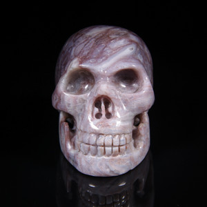 Royal Agate Crystal Skull 3.25"