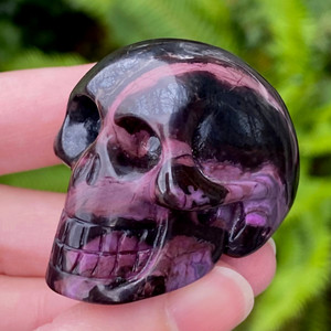 Raven's Powerhouse Carved Purple Sugilite Crystal Skull