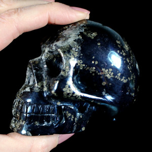 Covellite Crystal Skull 3.25" ~ Butte Montana USA