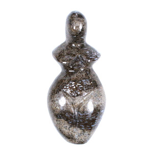 Fossilized Dinosaur Bone Goddess Carving Gaia Mother Earth