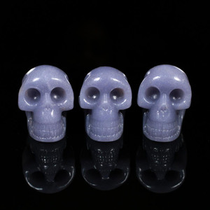 Purple Lepidolite Crystal Skull 2" ( 1 Piece )