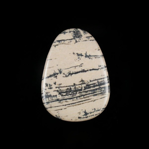Dendrite Jasper Gemstone Pendant Bead