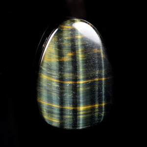 Blue Tiger Eye Gemstone Pendant Bead
