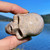 Raven's Fossilized Agatized Coral Crystal Skull 1