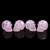 Rose Quartz Crystal Skull 1.5" (40mm)