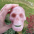 Raven's Carved Singing Rose Quartz Crystal Skull 1