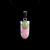 Pink Green Opal Sterling Silver Necklace Pendant Peru