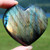 Labradorite Gemstone Heart