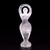 Rose Quartz Standing Goddess Crystal Carving