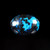 Big Shattuckite Cab Cabochon 40x30mm - Electric Blue