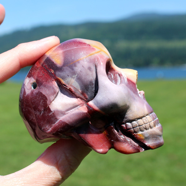 Mookaite Crystal Skull 3.25"