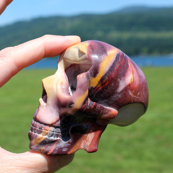 Mookaite Crystal Skull 3.25"