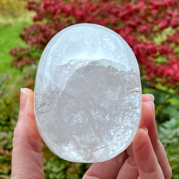 Raven's Carved Clear Quartz Singing Crystal Skull