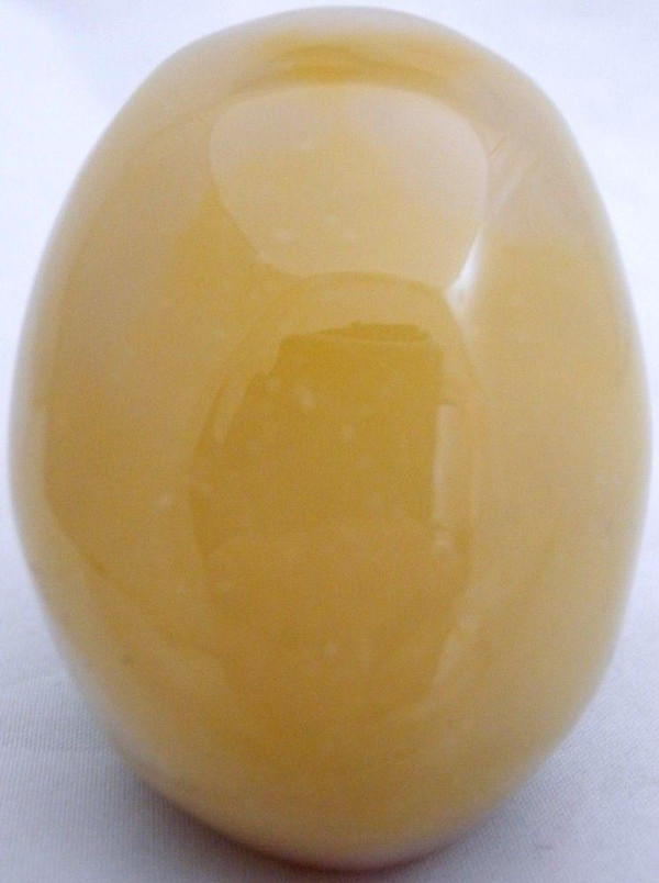 Raven's Carved Yellow Carnelian Crystal Skull