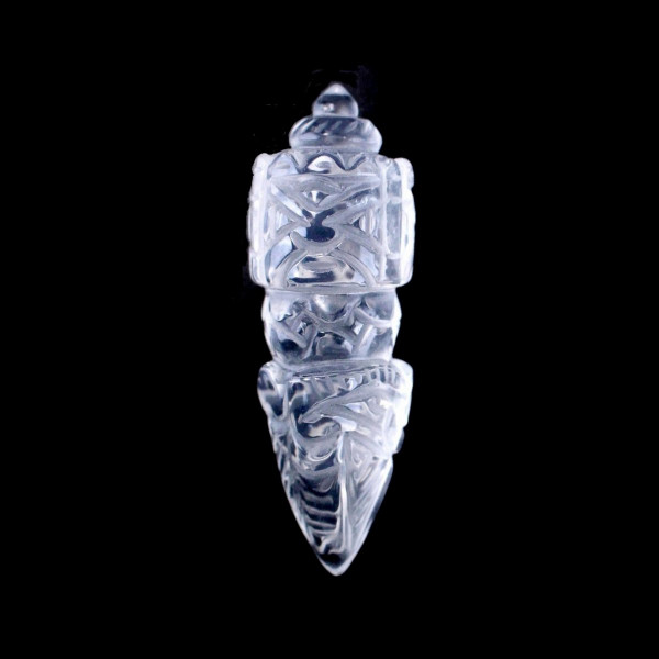 Quartz Crystal Dorje Tibetan Vajra Phurpa Psychic Knife