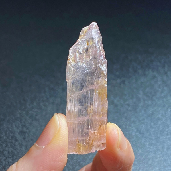 Kunzite Crystal Mineral Specimen Purple Spodumene