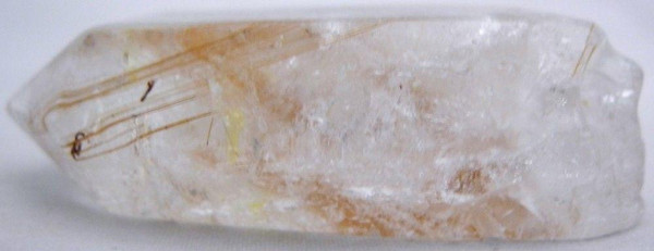 Raven's Copper Cluster Rutilated Needles in Quartz Crystal Skull Wand