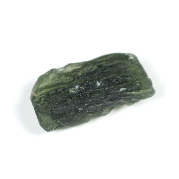 Moldavite Tektite Meteorite Crystal Specimen, Czech Republic