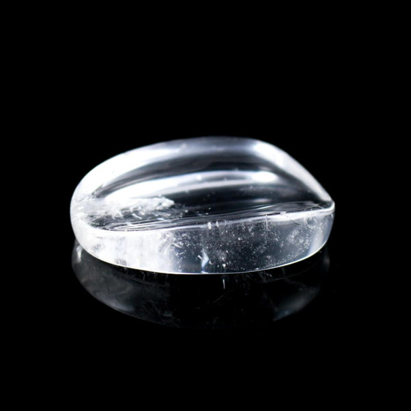 Quartz Worry Stone, Pocket Rock for Crystal Healing