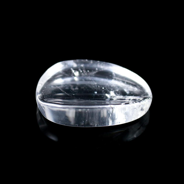 Quartz Worry Stone, Pocket Rock for Crystal Healing