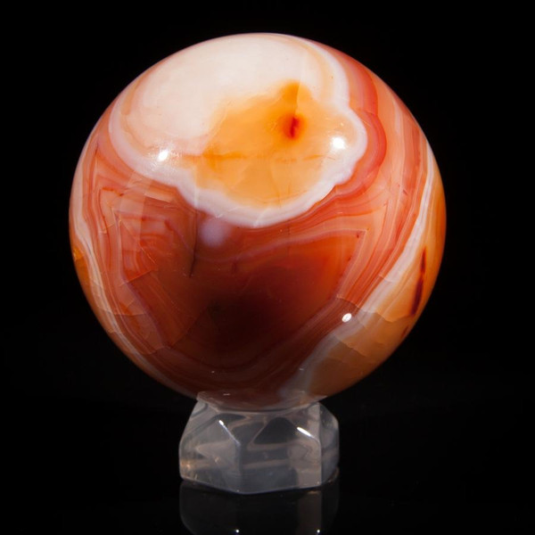 Carnelian Agate Gemstone Sphere Crystal Ball 60mm