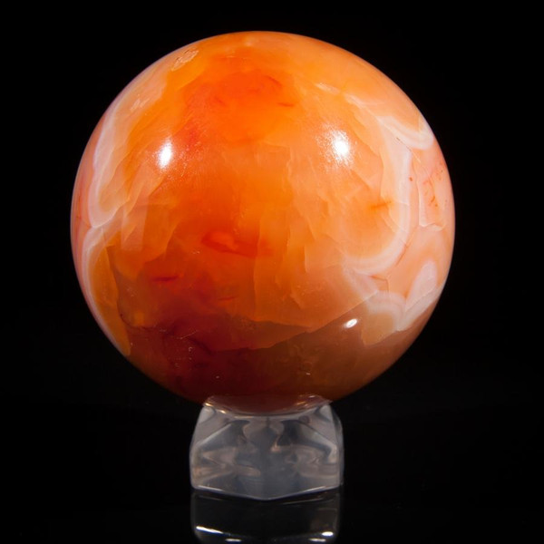 Carnelian Agate Gemstone Sphere Crystal Ball 60mm