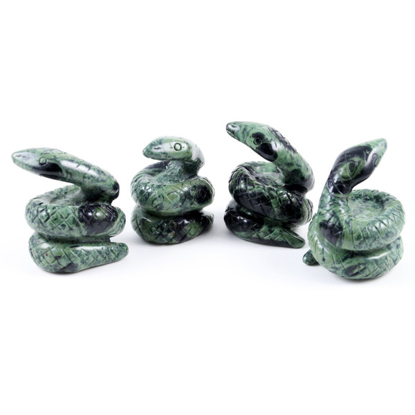 Kambaba Jasper Carved Snake ( 1 Piece )