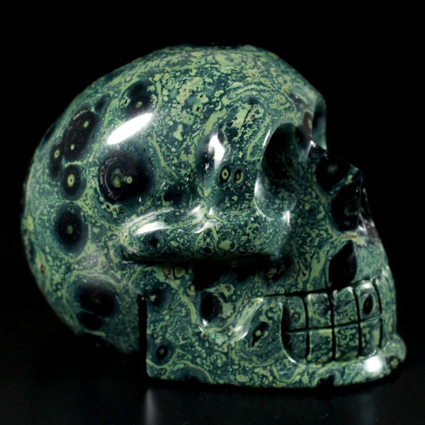 Child Size Kambaba Jasper Crystal Skull 6"