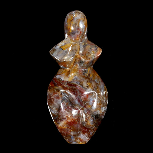 Pietersite Mother Earth Gaia Goddess Carving