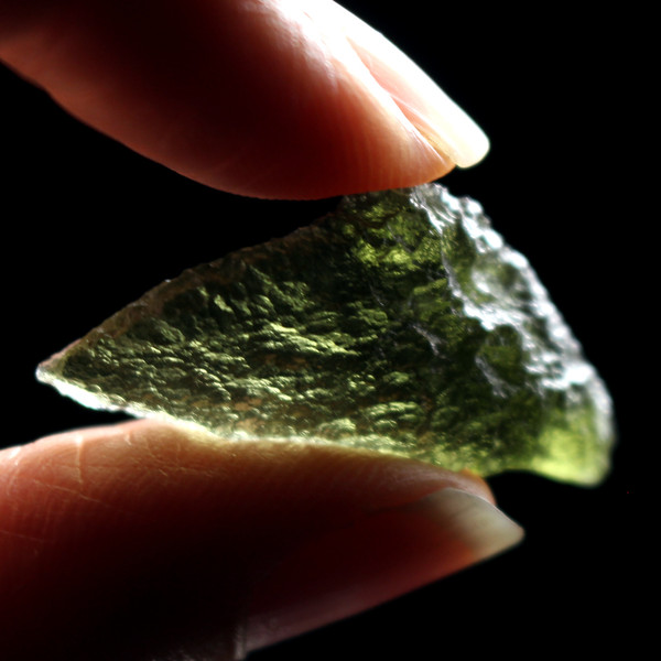 Moldavite Tektite Meteorite Crystal Mineral Specimen